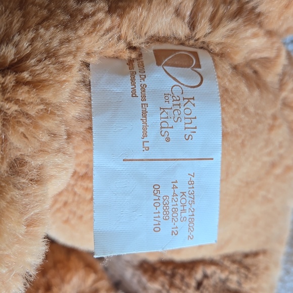 Kohl's Cares 2010 The Grinch Dog Max Plush Dr Suess Stuffed Animal Soft 2 Avail - Picture 5 of 11